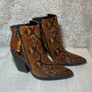 Naturalizer Rooney Snake Print Bootie